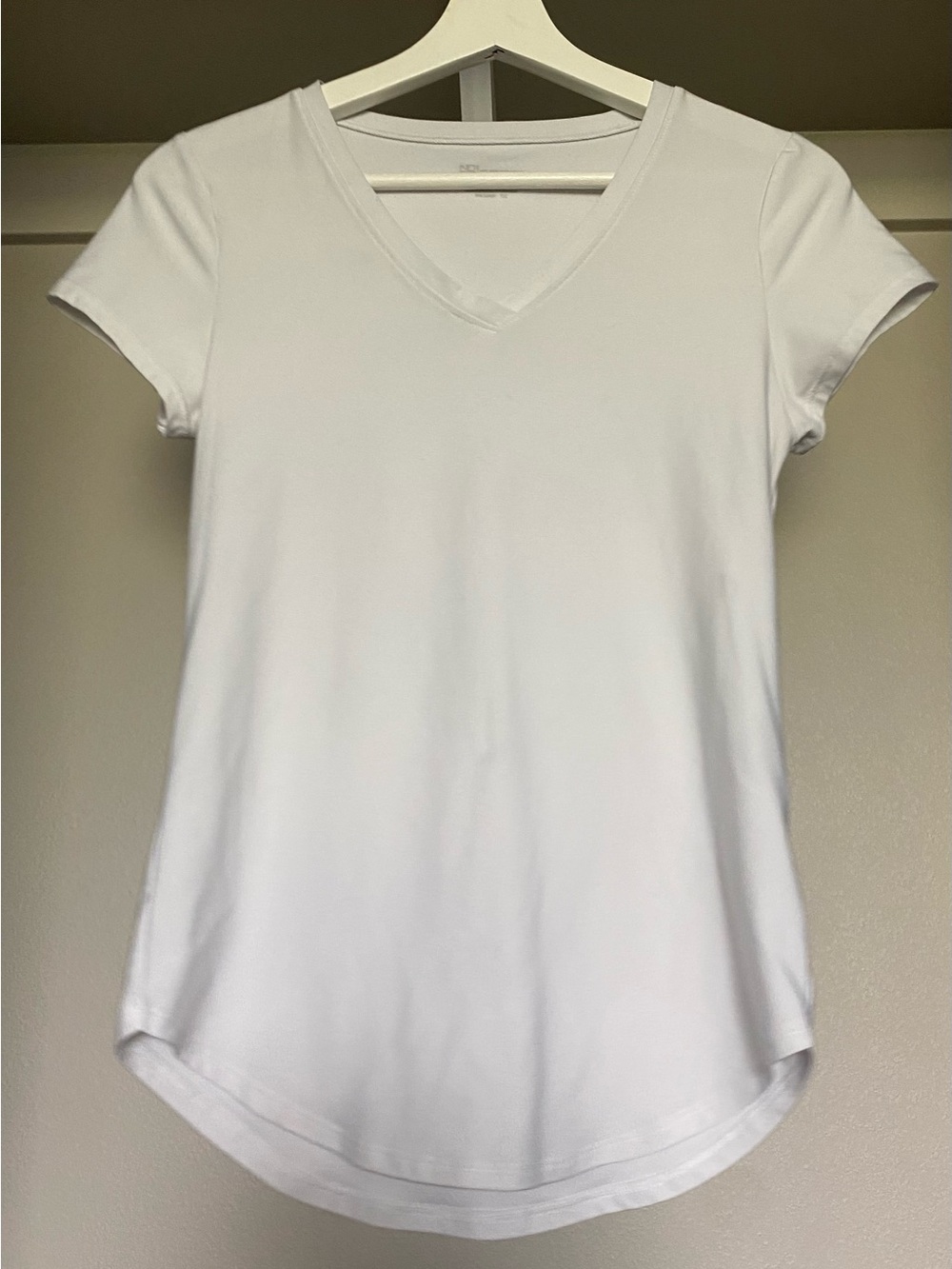 Classic Women's White V-Neck Tee